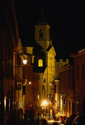 Veduta in notturna