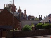 Veduta dei caratteristici tetti di North Berwick
