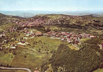 Veduta aerea del panorama