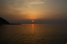 gabicce mare sonnenuntergang in den marken