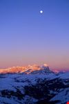canazei sonnenuntergang