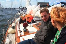 amsterdam sailing to marken