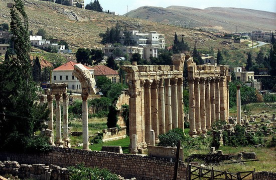 Veduta panoramica di Baalbek