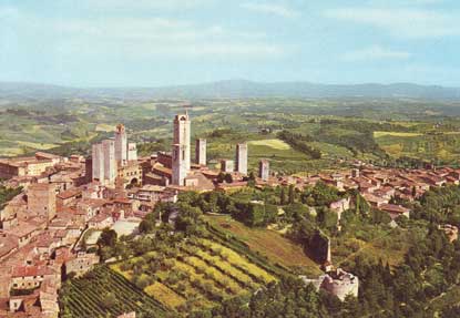 Panorama di San Gimignano