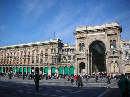 piazza duomo e galleria vittorio emanuele
