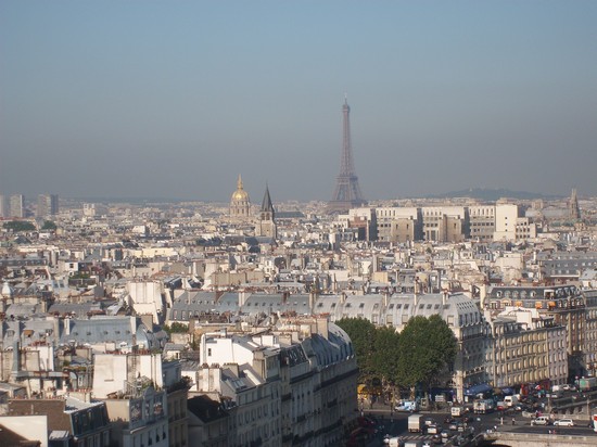 LaTorre Eiffel vista da Notre Dame