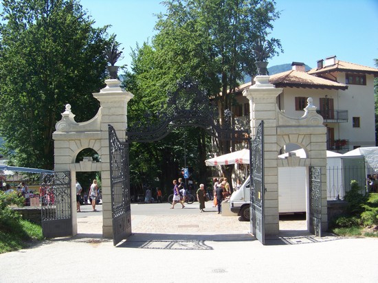 entrata al parco delle terme