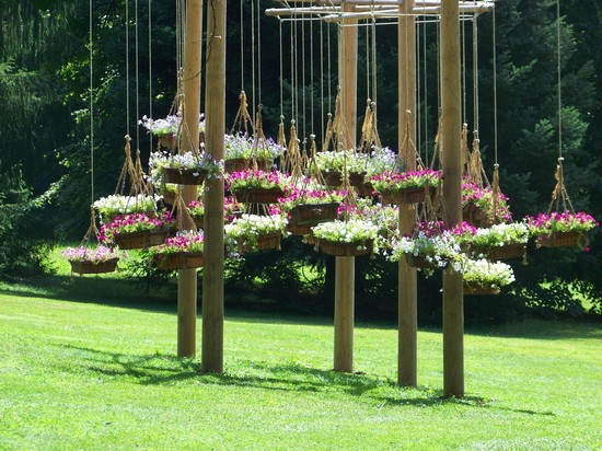 "giardini sospesi" all'interno del parco
