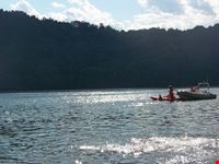 lago di Levico al tramonto