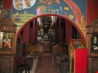 Interno cripta icona della Madonna di Lepanto