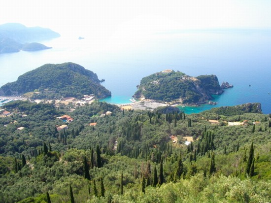 Paleokastritsa vista dall'alto
