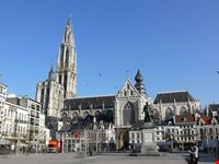 anvers groenplaats ou place verte a anvers belgique