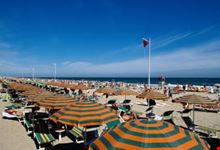 rimini veduta della spiaggia