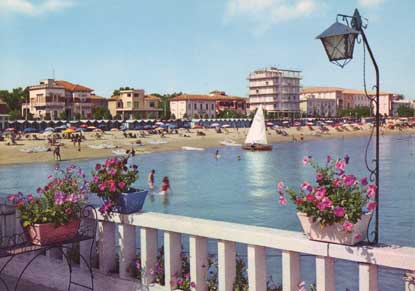 Veduta parziale della spiaggia