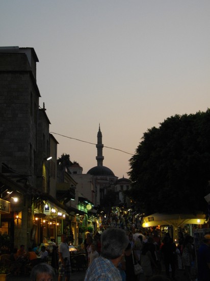 La moschea al tramonto