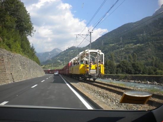  Il Trenino della tratta Tirano- Saint Moritz  