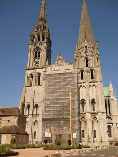 La Cattedrale di Chartres la Facciata gotica  