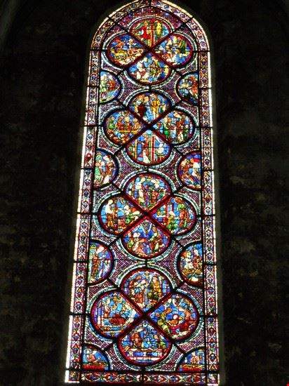 La Cattedrale di Chartres vetrata  