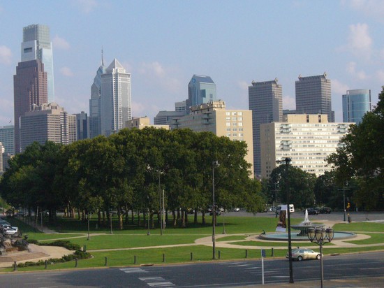 Philadelphia:vista dal Museum of Art