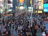 Times Square,sempre affollata
