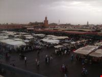 Piazza Djemaa el Fna al tramonto