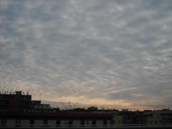 Il tramonto su Napoli