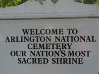 l'entrata di Arlington Cemetery