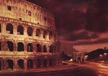 roma colosseo e arco di costantino
