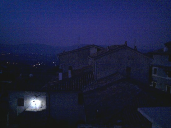 Aurora vista da Bellegra
