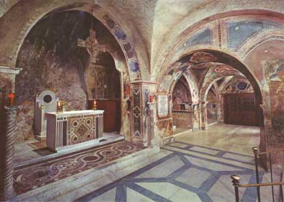 Altare cosmatesco (sec XIII), il Transetto