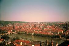 panorama sulla città di Wurzburg