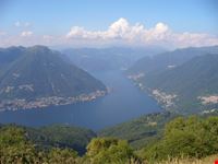 Vista del lago di Como dal Boletto