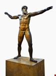 Statua di bronzo raffigurante Poseidone
