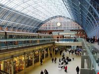Stazione St Pancras a Londra (interno)