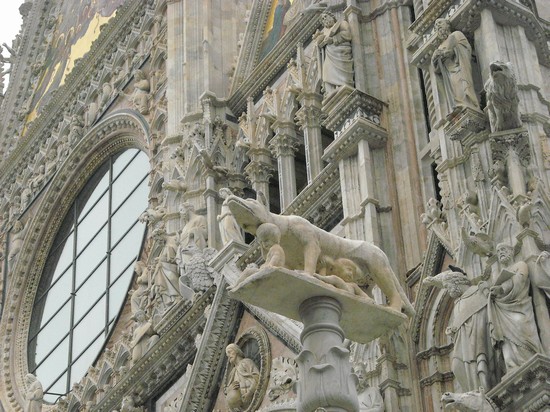 Particolare della facciata