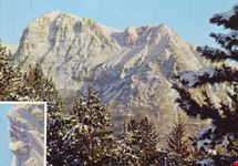 Monte Bove parete nord, Nel riquadro: in verticale il particolare del profilo umano della Vetta della Croce 