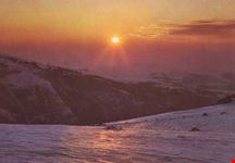 Tramonto sulle piste del M. Cornaccione