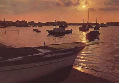 Tramonto sul mare