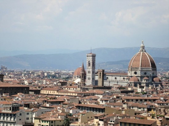 Il Duomo visto dal Piazzale Michelangelo