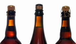 Bottiglie di birra belga