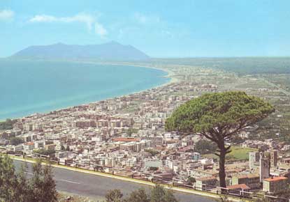 Panorama con Monte Circeo