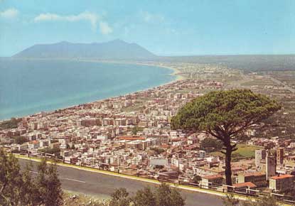Panorama con Monte Circeo