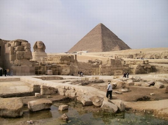 La Sfinge e la piramide di Cheope