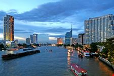 Fiume Chao Praya a Bangkok