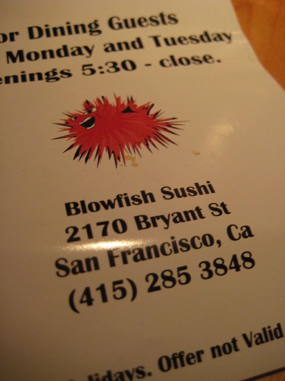 Blowfish Sushi to Die For
