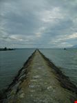 strada verso il lago