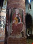 affresco su una colonna