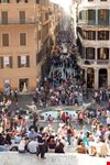 rome vue sur via condotti a rome