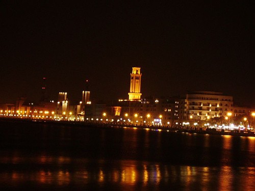 Lungomare di Bari by night