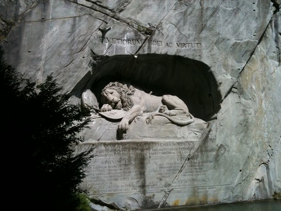 il leone morente